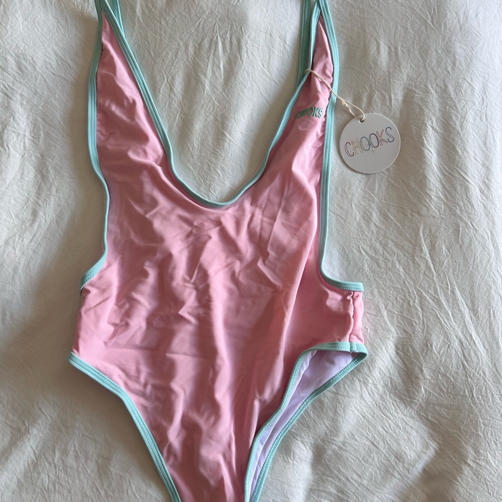 Boutine LA Pink and Mint One Piece Swimsuit